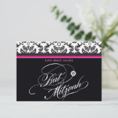 107Jodene - BAT MITZVAH RSVP RESPONSE-KAARTEN (Staand voorkant)