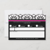 107Jodene - BAT MITZVAH RSVP RESPONSE-KAARTEN (Achterkant)