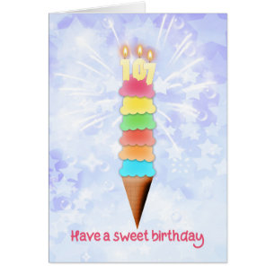 107th Birthday Giant Ice Cream