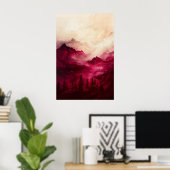 1083 Dromerige sereniteit Poster (Thuiskantoor)