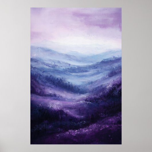 1086 Dromerige sereniteit Poster (Voorkant)