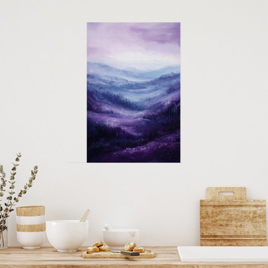 1086 Dromerige sereniteit Poster (Keuken)