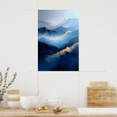 1087 Dromerige sereniteit Poster (Keuken)