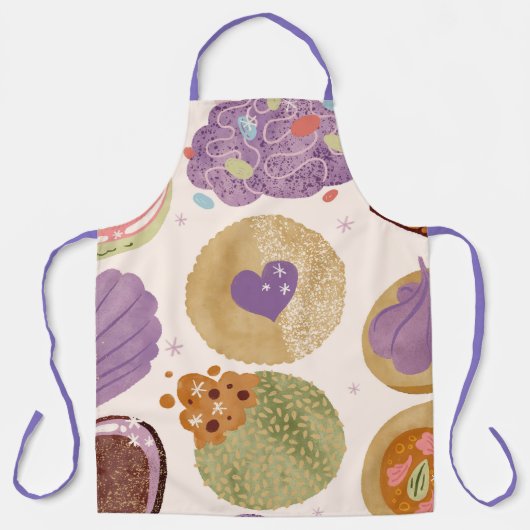 108 Asian Cookies Apron by Katherine Julie Schort (Voorkant)