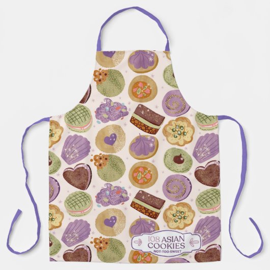 108 Asian Cookies Apron designed by Katherine Juli Schort (Voorkant)