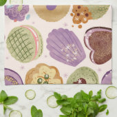 108 Asian Cookies Tea Towel Theedoek (Gevouwen)