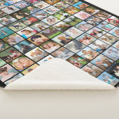 108 Foto Collage Square Afbeeldingen Sherpa Deken (3/4)