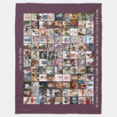 108 Fotocollage en Tekst Gepersonaliseerde DIY Aan Fleece Deken (Voorkant)