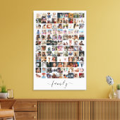 108 Fotocollage Unieke gepersonaliseerde DIY Custo Canvas Afdruk (Insitu (Woonkamer))