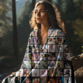 108 Fotocollage Unieke gepersonaliseerde DIY Custo Fleece Deken