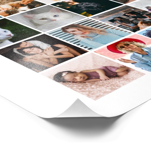 108 Fotocollage Unieke gepersonaliseerde DIY Custo Foto Afdruk (Hoek)