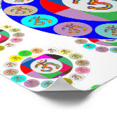108 Mantra : OM MANTRA OmMantra Patroon Poster (Hoek)