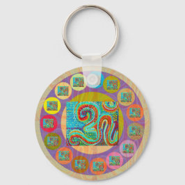 108 OM MANTRA voor iedereen Sleutelhanger