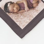 108 Photo Collage Unique Personalized DIY Custom Fleece Deken (Hoek)