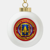 108e brigade van de defensieartillerie keramische bal ornament (Voorkant)