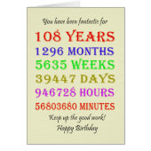 108e verjaardag van de mijlpalen (Voorkant)