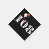 108e verjaardagsballonnen servet (Hoek)