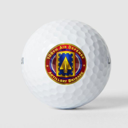 108ste Luchtverdedigingsartilleriebrigade Golfballen (Voorkant)