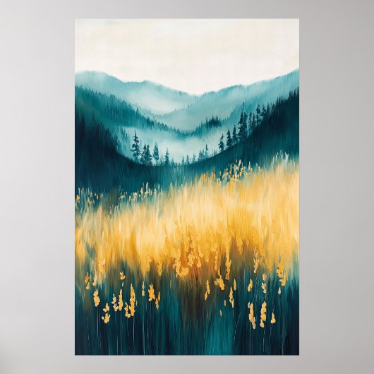 1091 Dromerige sereniteit Poster (Voorkant)