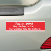 109e Psalm Bumpersticker (Op auto)
