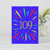 109e Uitnodiging op jaardag (Staand voorkant)