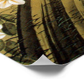 10. 芙 双 鶏, 若 Chinese Hibiscus & Rooster, Jakuchüu Poster (Hoek)