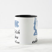 10.000 blauwe lijn mok (Midden)