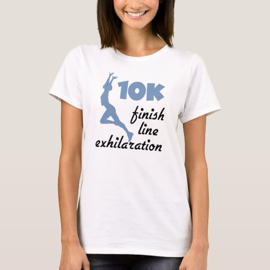 10.000 blauwe lijn t-shirt (Voorkant)