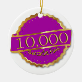 10.000 GEOCACHING VINDT 10.000 TOESTEMMING VOOR BE KERAMISCH ORNAMENT