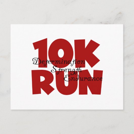 10.000 Rood uitvoeren Briefkaart (Voorkant)