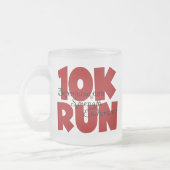 10.000 Rood uitvoeren Matglas Koffiemok (Links)