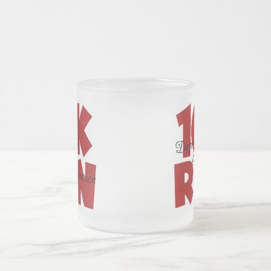 10.000 Rood uitvoeren Matglas Koffiemok (Center)