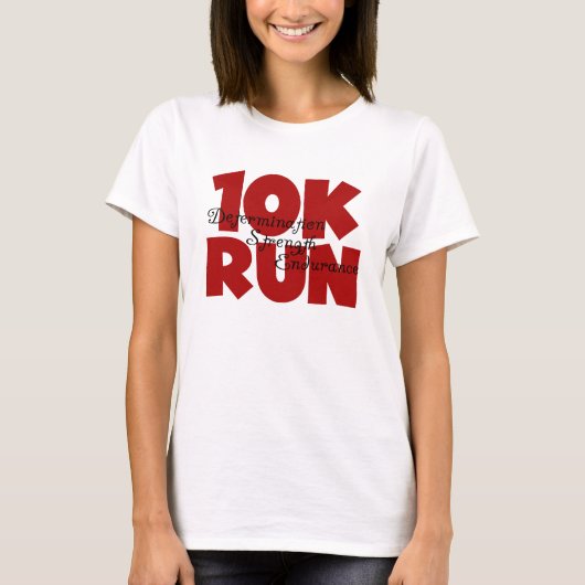 10.000 Rood uitvoeren T-shirt (Voorkant)