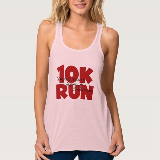 10.000 Rood uitvoeren Tanktop (Voorkant)