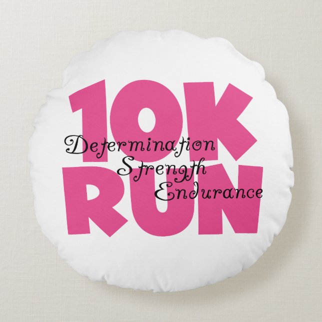 10.000 Ruw-poorten uitvoeren Rond Kussen (Voorkant)