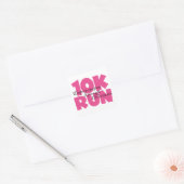 10.000 Ruw-poorten uitvoeren Vierkante Sticker (Envelop)