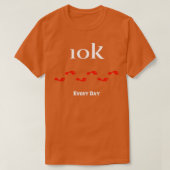 10.000 stappen t-shirt (Design voorkant)
