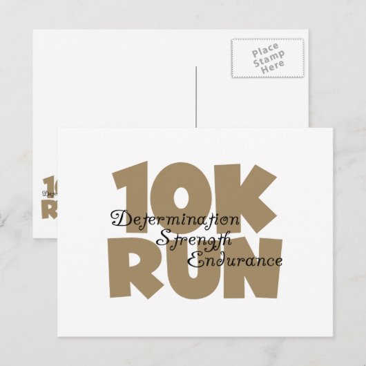 10.000 Tan-poorten draaien Briefkaart (Voorkant / Achterkant)