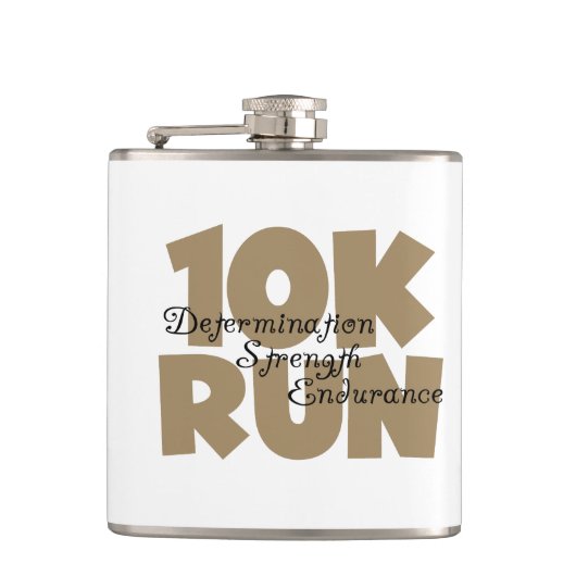 10.000 Tan-poorten draaien Heupfles (Voorkant)