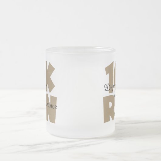 10.000 Tan-poorten draaien Matglas Koffiemok (Center)