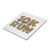 10.000 Tan-poorten draaien Tegeltje (Zijkant)