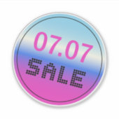 10 .07 Sale Sticker Hologradient (1pc) (Voorkant)