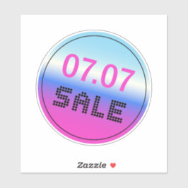 10 .07 Sale Sticker Hologradient (1pc)