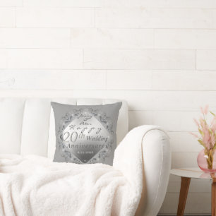 10,11,20,25th,70th Bruiloft Jubileum + Foto Kussen