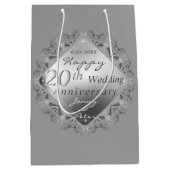 10,11,20,25th,70th Wedding Medium Cadeauzakje (Voorkant)