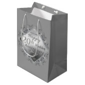 10,11,20,25th,70th Wedding Medium Cadeauzakje (Voorkant Gekanteld)