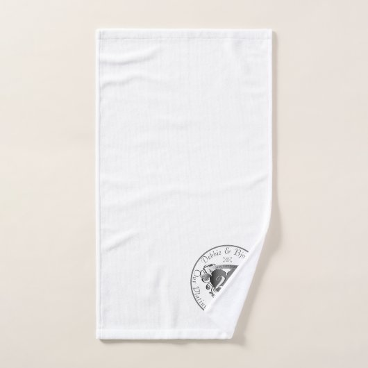 10,11,20th,25th,70th, Wedding Jubileum Heart Bad Handdoek (Handdoek)