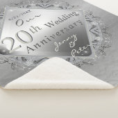 10,11,20th,25th,70th Wedding Jubileum Sherpa Deken (3/4)