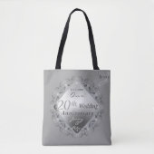 10,11,20th,25th,70th Wedding Jubileum Tote Bag (Voorkant)