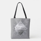 10,11,20th,25th,70th Wedding Jubileum Tote Bag (Achterkant)